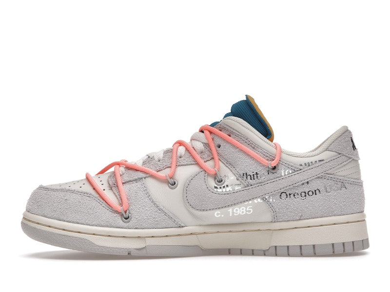 Nike Dunk Low Off White Lot 19 - Sail/Neutral Grey-Orange Pulse - DJ0950-119 - 19
