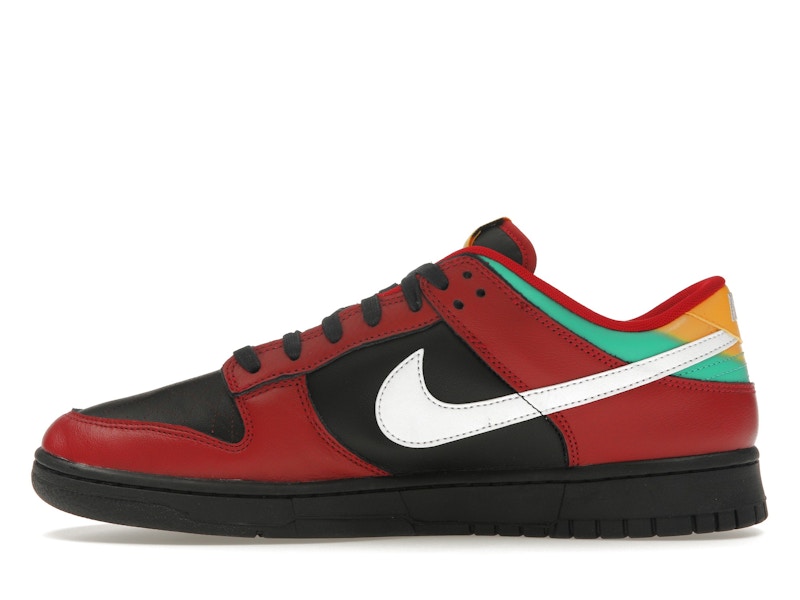 Nike Dunk Low Biker Tattoos - Black/White/Gym Red/University Gold/Atomic Teal - FZ3057-001 - 19