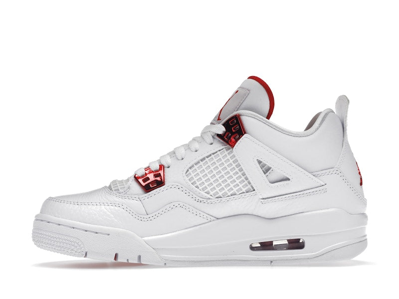 Air Jordan 4 Retro Metallic Red (GS) - White/University Red-Metallic Silver - air-jordan-4-retro-metallic-red-gs - 19