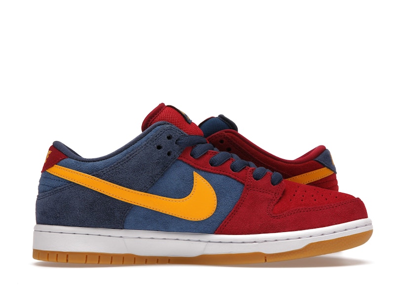 Nike Sb Dunk Low Barcelona - Maroon/Navy-Gold - DJ0606-400 - 19