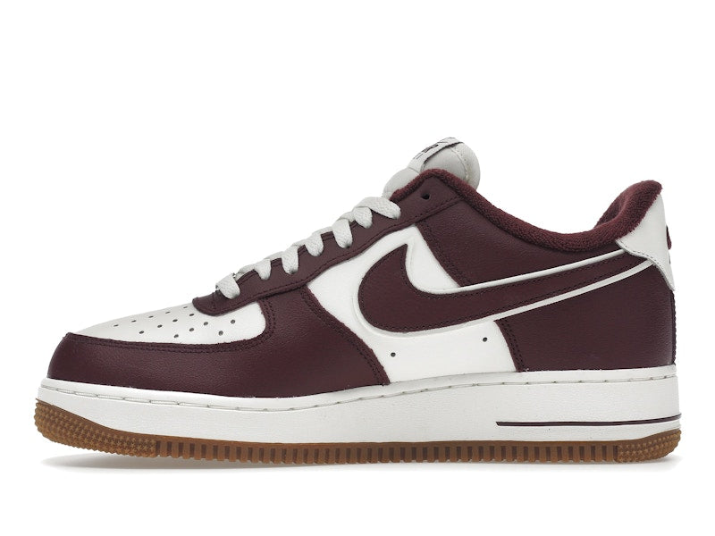 Nike Air Force 1 Low College Pack Night Maroon - Sail/Night Maroon-Gum Medium Brown - DQ7659-102 - 19