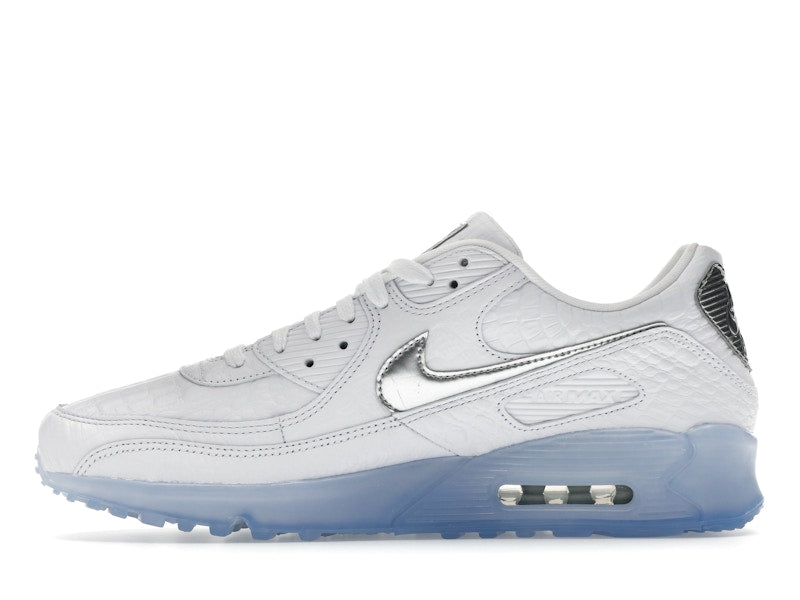 Nike Air Max 90 Terrascape White Croc Blue Tint - White/Blue Tint/Pure Platinum/Chrome - IU3638-100 - 19