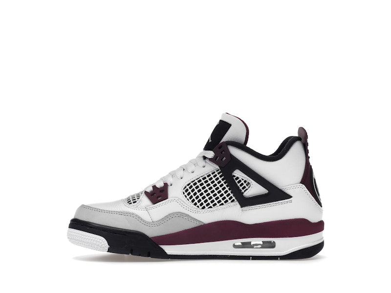 Air Jordan 4 Retro PSG Paris Saint-Germain (GS) - White/Bordeaux-Neutral Grey-Black - CZ6509-100 - 19