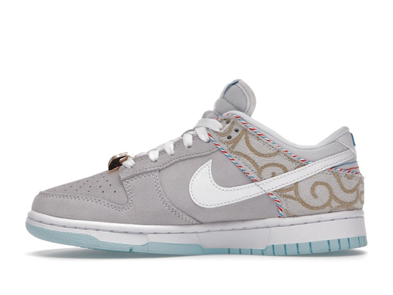 Nike Dunk Low Barbershop Grey - Grey/White/Teal - DH7614-500 - 19