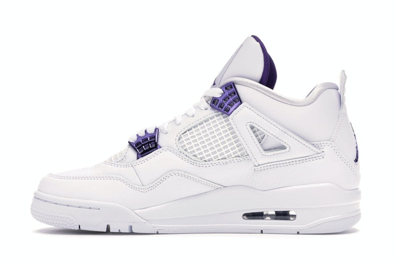 Air Jordan 4 Retro White Court Purple