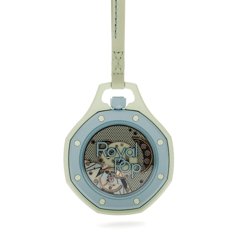 Swatch x Audemars Piguet AP Bioceramic Royal Pop Blaue Acht SSX03L101N, vista a 360 gradi 19 di 36