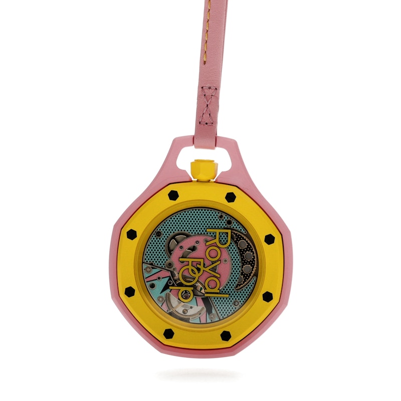 Swatch x Audemars Piguet AP Bioceramic Royal Pop Savonnette Otg Roz SSX03J100N, vista a 360 gradi 19 di 36
