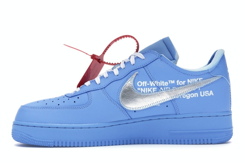 Nike Air Force 1 Low Off White University Blue - University Blue/Metallic Silver-White - CI1173-400 - 19