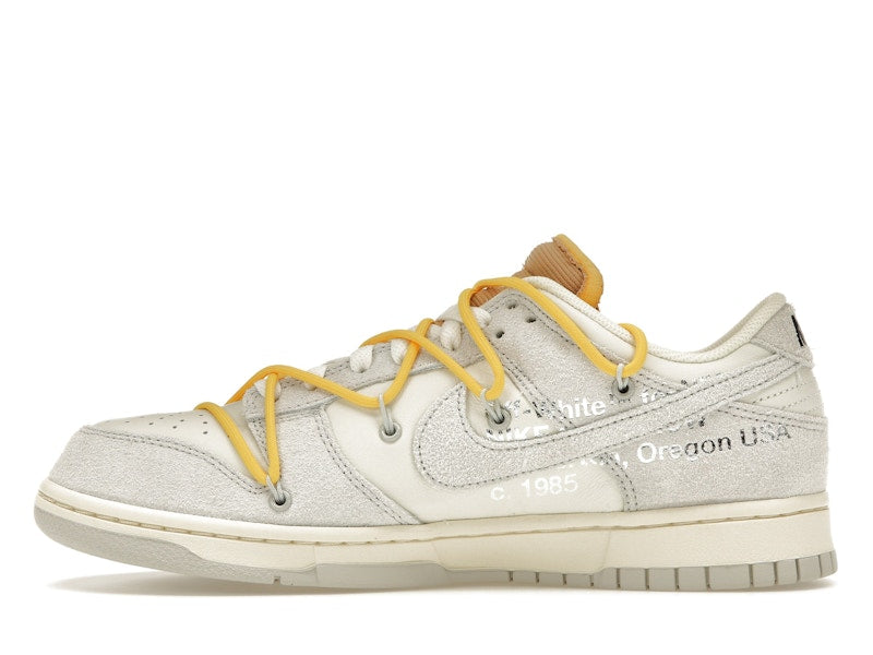 Nike Dunk Low Off White Lot 39 - Sail/Neutral Grey-Amarillo - DJ0950-109 - 19