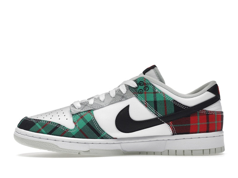 Nike Dunk Low Tartan Plaid - White/Black-White-University Red-Stadium Grey-Light Silver - DV0827-100 - 19