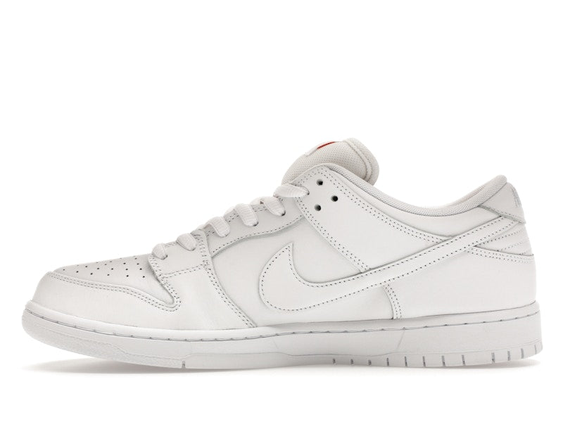 Nike Sb Dunk Low Pro Triple White - White/White/White/White - FJ1674-100 - 19