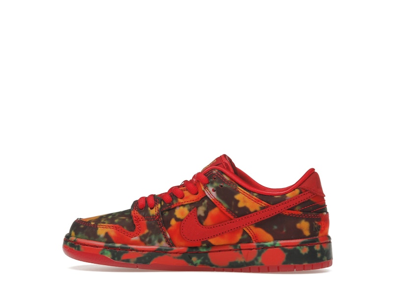 Nike Sb Dunk Low The Wizard Of Oz Poppy Field (PS) - Varsity Red/Varsity Red/University Gold - FZ1236-600 - 20
