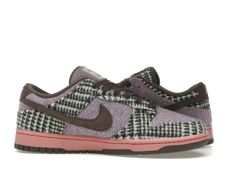 Nike Dunk Low Harris Tweed Purple Pink (Women's), vista a 360 gradi 20 di 36