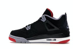 Air Jordan 4 Retro Bred 2019 (GS) - Black/Fire Red-Cement Grey-Summit White - air-jordan-4-retro-bred-2019-gs - 20