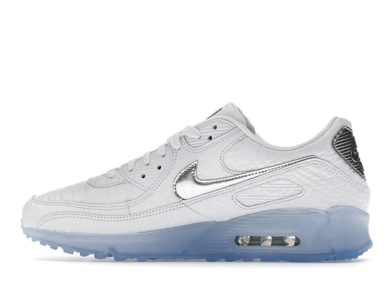 Nike Air Max 90 Terrascape White Croc Blue Tint - White/Blue Tint/Pure Platinum/Chrome - IU3638-100 - 20