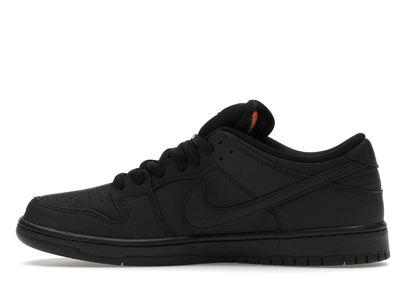 Nike Sb Dunk Low Pro Triple Black - Black/Anthracite/Safety Orange - FJ1674-001 - 20