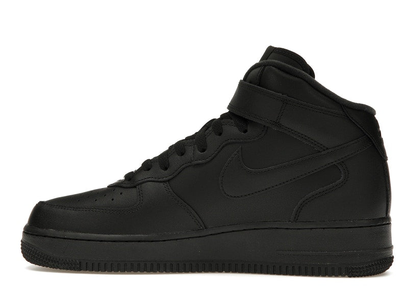 Nike Air Force 1 Mid Supreme Black, vista a 360 gradi 20 di 36