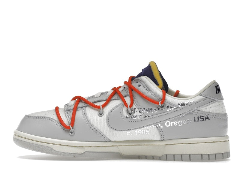 Nike Dunk Low Off White Lot 23 - Sail/Neutral Grey-Habanero Red - DM1602-126 - 20