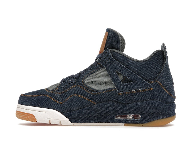 Air Jordan 4 Retro Levis Denim - Denim/Denim-Sail-Game Red - AO2571-401 - 20