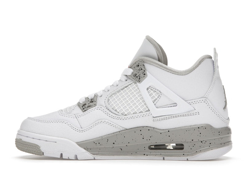 Air Jordan 4 Retro White Oreo 2021 (GS) - White/Tech Grey-Black-Fire Red - DJ4699-100 - 20