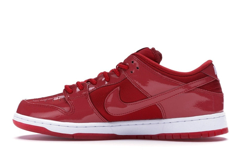 Nike Dunk Sb Low Red Patent Leather - Varsity Red/White-Varsity Red - 304292-616 - 20