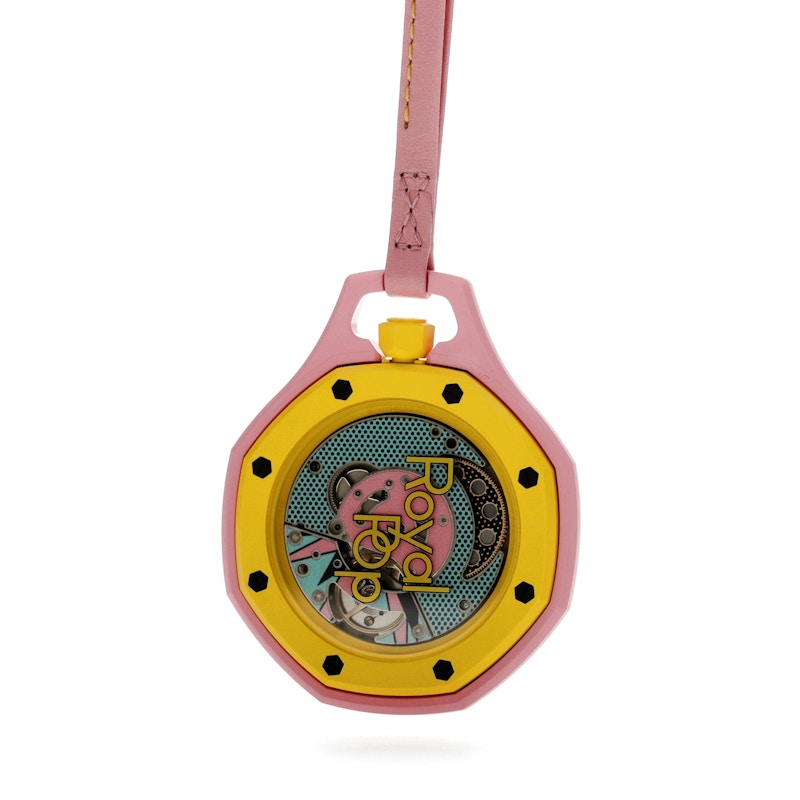 Swatch x Audemars Piguet AP Bioceramic Royal Pop Savonnette Otg Roz SSX03J100N, vista a 360 gradi 20 di 36