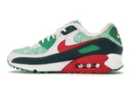 Nike Air Max 90 Christmas Sweater 2020 - White/University Red-Dark Atomic Teal-Lucky Green - DC1607-100 - 20