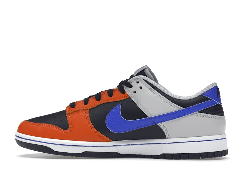 Nike Dunk Low EMB NBA 75th Anniversary Knicks - Black/Racer Blue-Grey Fog-Orange - DD3363-002 - 20