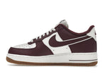 Nike Air Force 1 Low College Pack Night Maroon - Sail/Night Maroon-Gum Medium Brown - DQ7659-102 - 20