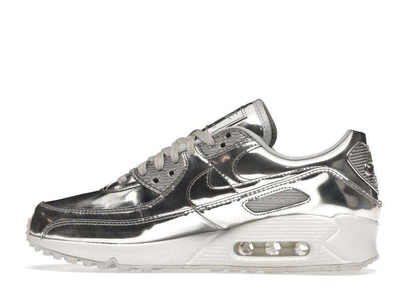 Nike Air Max 90 Metallic Silver 2020 (W) - Metallic Silver/Metallic Silver-White - CQ6639-001 - 20
