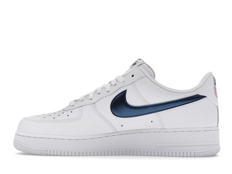Nike Air Force 1 Low 07 Lv8 Team Usa World Cup - White/Midnight Navy/University Red/Metallic Gold - IQ0407-100 - 20