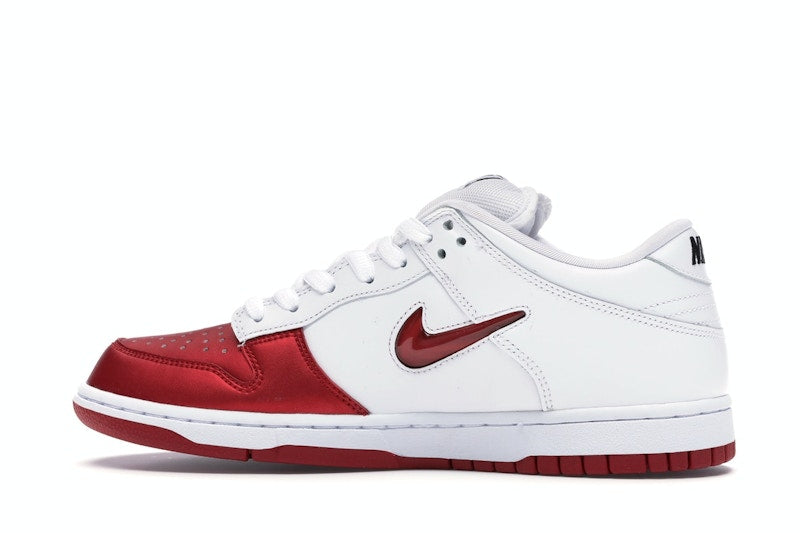 Nike Sb Dunk Low Supreme Jewel Swoosh Red - Varsity Red/Varsity Red-White-Black - CK3480-600 - 20