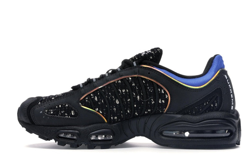 Nike Air Max Tailwind 4 Supreme Black, vista a 360 gradi 20 di 36