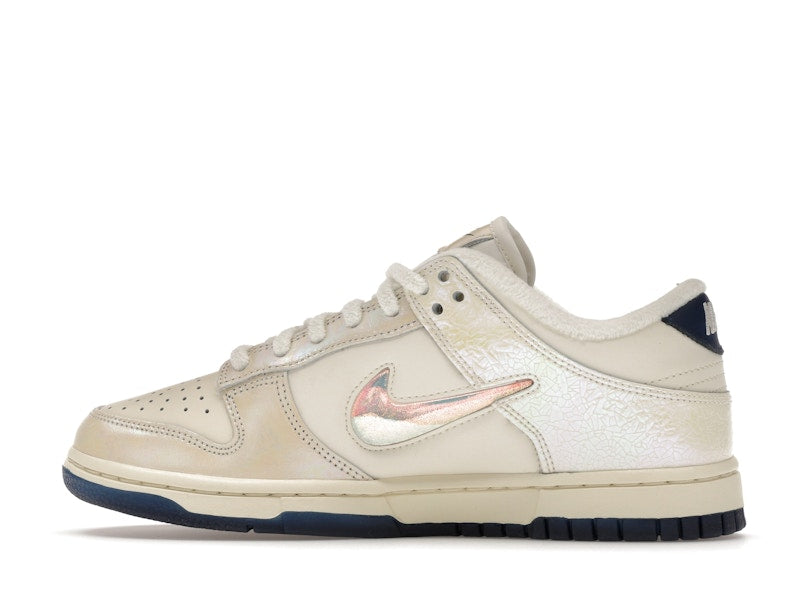 Nike Dunk Low Metallic Jewel Swoosh Sail Womens - Sail/Sail-Black - IM6571-027 - 20