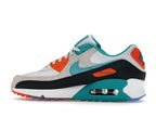 Nike Air Max 90 Miami Dolphins - White/Turbo Green/Pitch Blue - II7590-100 - 20