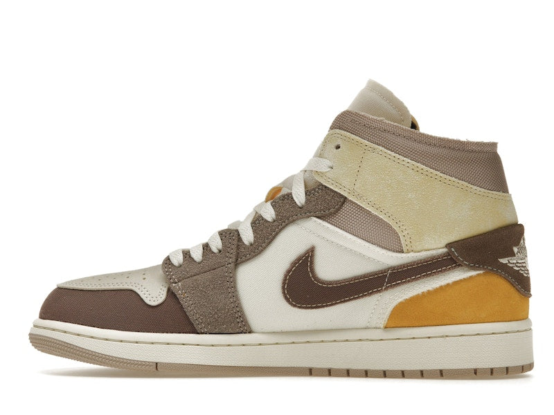 Air Air Jordan 1 Mid Se Craft Taupe Haze - Sail/Taupe Haze/Fossil Stone/Celestial Gold/Muslin - DM9652-102 - 20