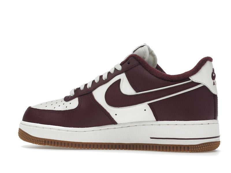 Nike Air Force 1 Low College Pack Night Maroon - Sail/Night Maroon-Gum Medium Brown - DQ7659-102 - 21