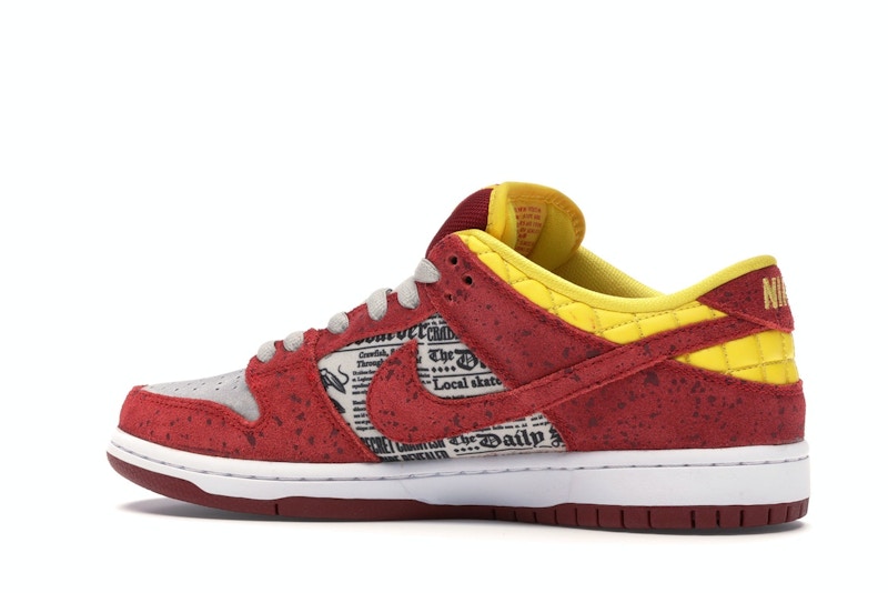 Nike Dunk Sb Low Rukus Crawfish - Action Red/Metallic Silver-Tour Yellow - nike-dunk-sb-low-rukus-crawfish - 21