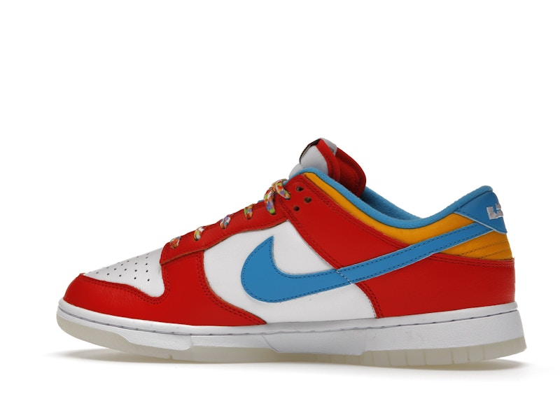 Nike Dunk Low Qs Lebron James Fruity Pebbles - Habanero Red/Laser Blue/White - DH8009-600 - 21