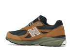 New Balance 990v3 MiUSA Tan Green, vista a 360 gradi 21 di 36
