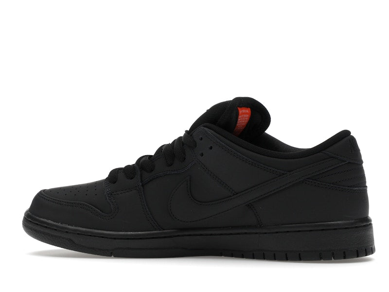 Nike Sb Dunk Low Pro Triple Black - Black/Anthracite/Safety Orange - FJ1674-001 - 21