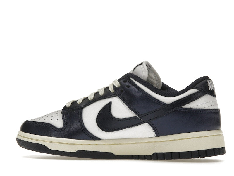 Nike Dunk Low Vintage Navy Womens - White/Midnight Navy-Coconut Milk - FN7197-100 - 21