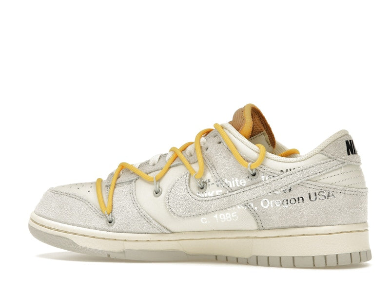 Nike Dunk Low Off White Lot 39 - Sail/Neutral Grey-Amarillo - DJ0950-109 - 21