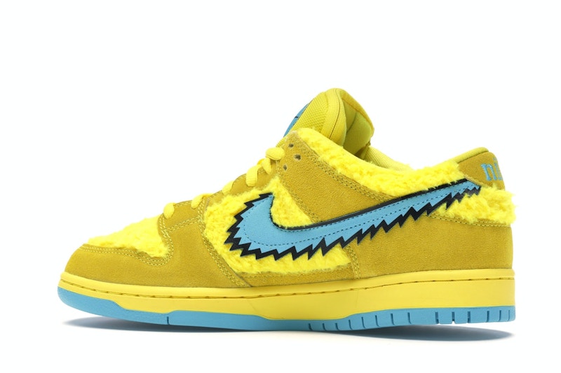 Nike Sb Dunk Low Grateful Dead Bears Yellow - Opti Yellow/Blue Fury - CJ5378-700 - 21