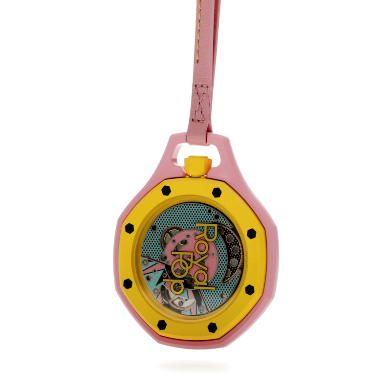 Swatch x Audemars Piguet AP Bioceramic Royal Pop Savonnette Otg Roz SSX03J100N, vista a 360 gradi 21 di 36