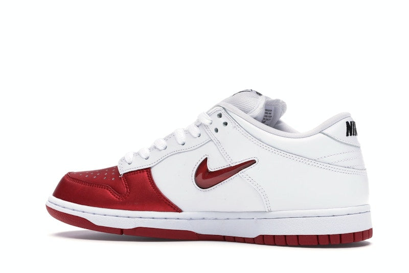 Nike Sb Dunk Low Supreme Jewel Swoosh Red - Varsity Red/Varsity Red-White-Black - CK3480-600 - 21