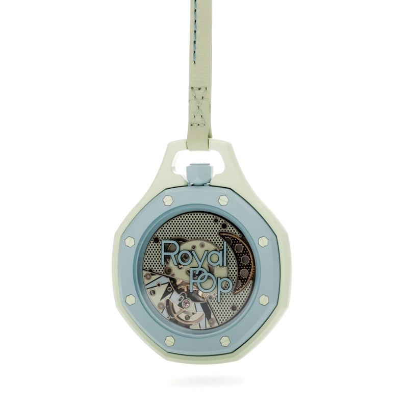 Swatch x Audemars Piguet AP Bioceramic Royal Pop Blaue Acht SSX03L101N, vista a 360 gradi 21 di 36