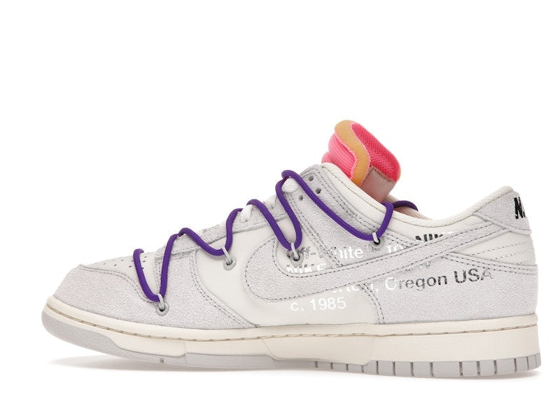 Nike Dunk Low Off White Lot 15, vista a 360 gradi 21 di 36