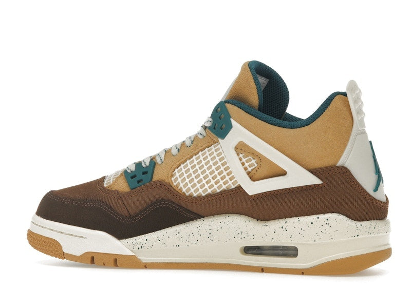Air Jordan 4 Retro Cacao Wow (GS) - Cacao Wow/Geode Teal/Ale Brown/Twine/Sail/Luminous Green - FB2214-200 - 21