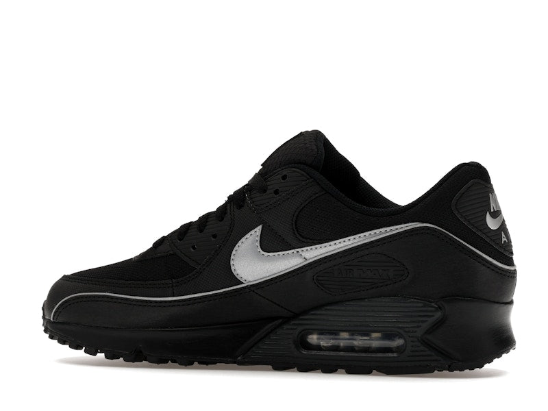 Nike Air Max 90 Premium Black Reflective - Black/Black/Anthracite/Multi-Color - HV4517-002 - 21